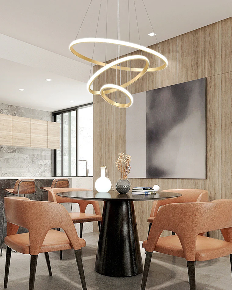 WOMO Tiered Circular Led Chandelier-WM2458 - Image 11