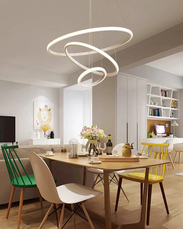 WOMO Tiered Circular Led Chandelier-WM2458 - Image 15