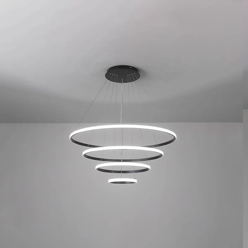 WOMO Tiered Circular Led Chandelier-WM2458 - Image 26