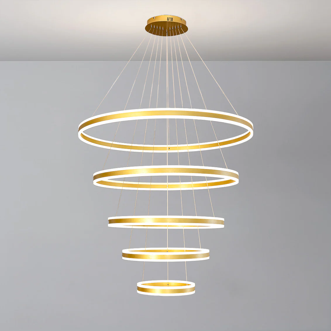 WOMO Tiered Circular Led Chandelier-WM3052 - Image 12