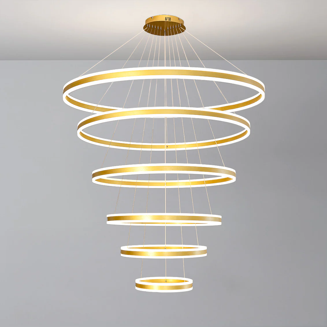 WOMO Tiered Circular Led Chandelier-WM3052 - Image 13