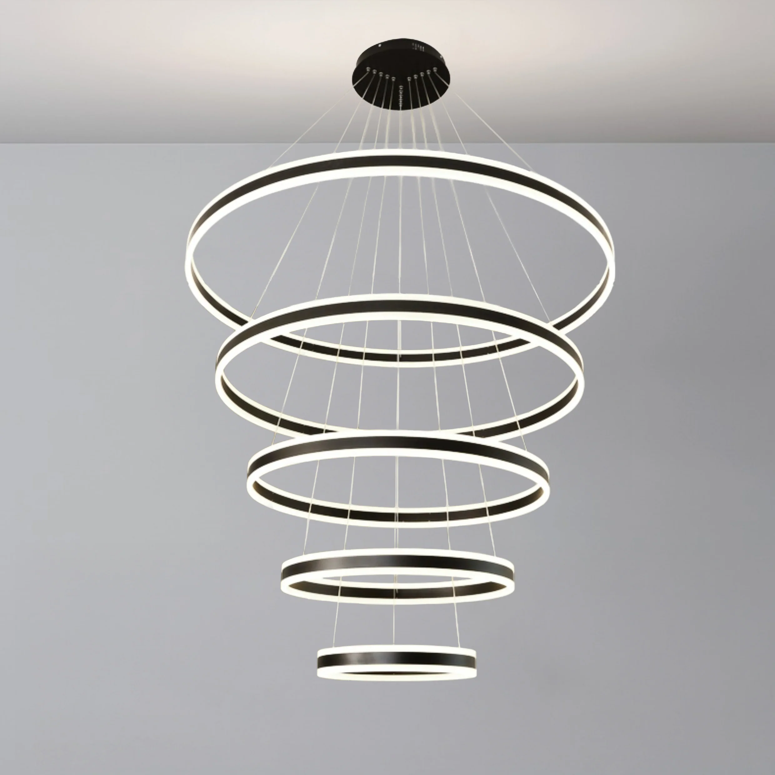 WOMO Tiered Circular Led Chandelier-WM3052 - Image 14