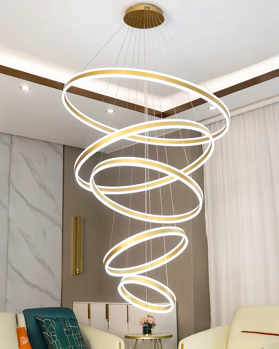 WOMO Tiered Circular Led Chandelier-WM3052 - Image 7
