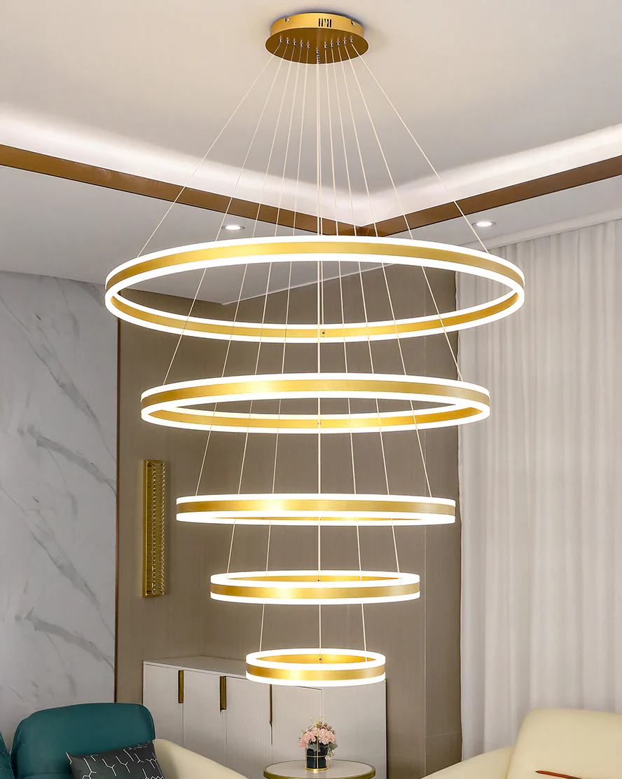 WOMO Tiered Circular Led Chandelier-WM3052 - Image 8