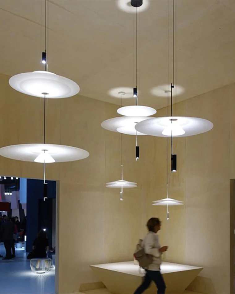 WOMO Tiered Cone Pendant Light-WM2513 - Image 13