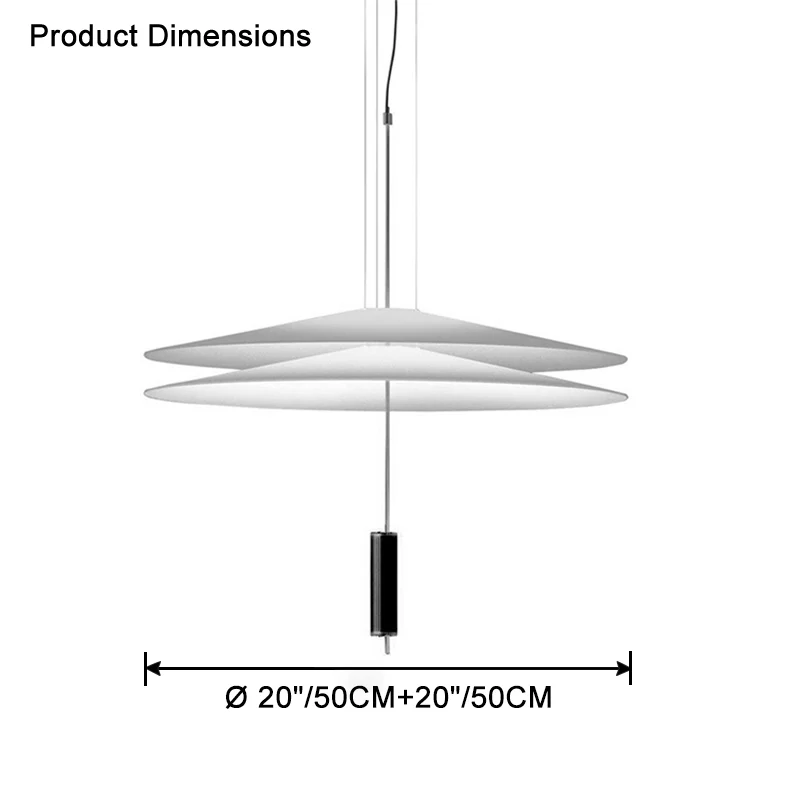 WOMO Tiered Cone Pendant Light-WM2513 - Image 22