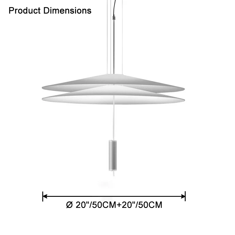 WOMO Tiered Cone Pendant Light-WM2513 - Image 24
