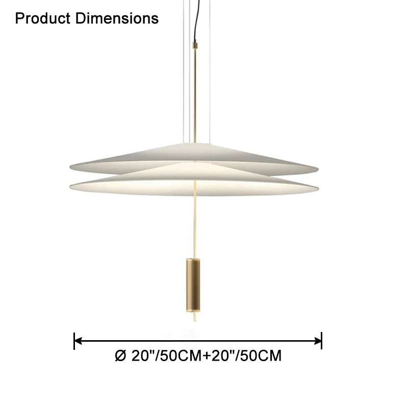 WOMO Tiered Cone Pendant Light-WM2513 - Image 26