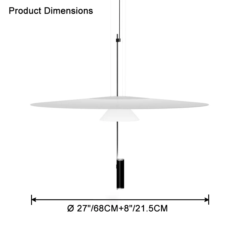 WOMO Tiered Cone Pendant Light-WM2513 - Image 28