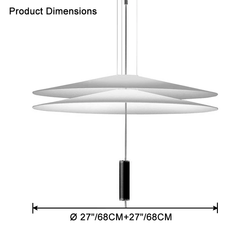 WOMO Tiered Cone Pendant Light-WM2513 - Image 34