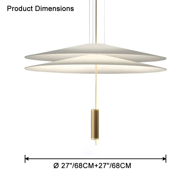 WOMO Tiered Cone Pendant Light-WM2513 - Image 38