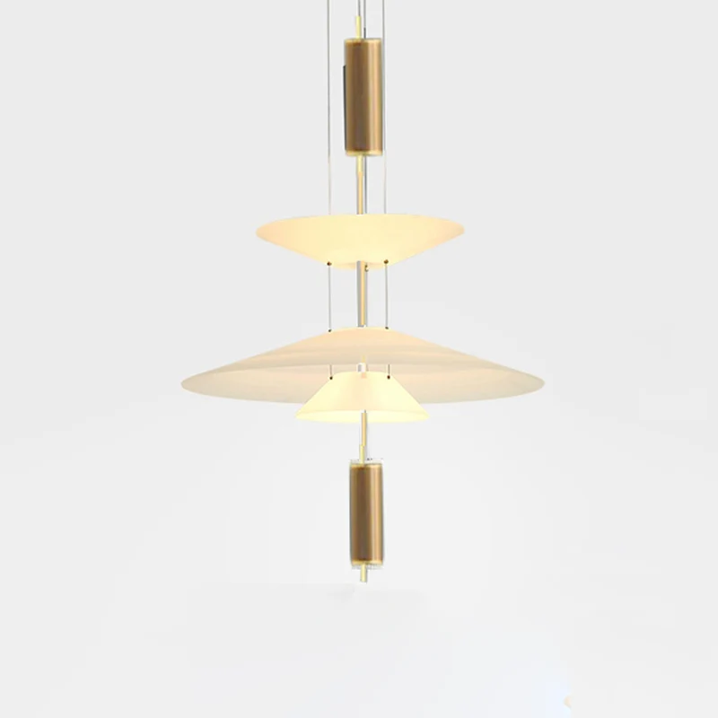 WOMO Tiered Cone Pendant Light-WM2513 - Image 43