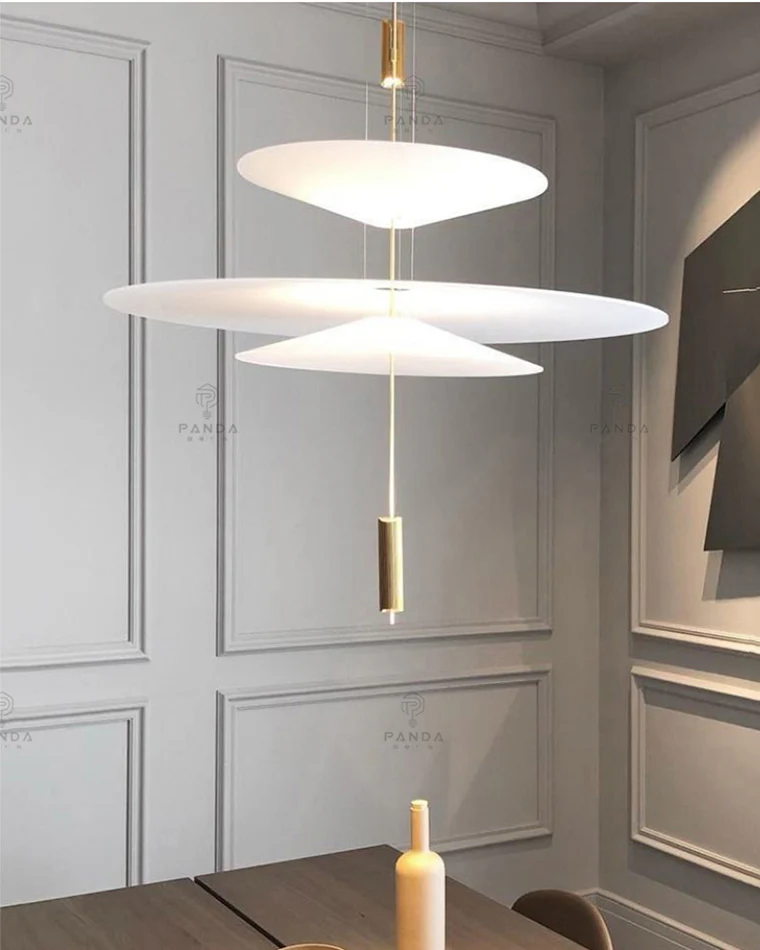 WOMO Tiered Cone Pendant Light-WM2513 - Image 7