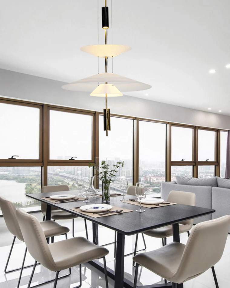 WOMO Tiered Cone Pendant Light-WM2513 - Image 9