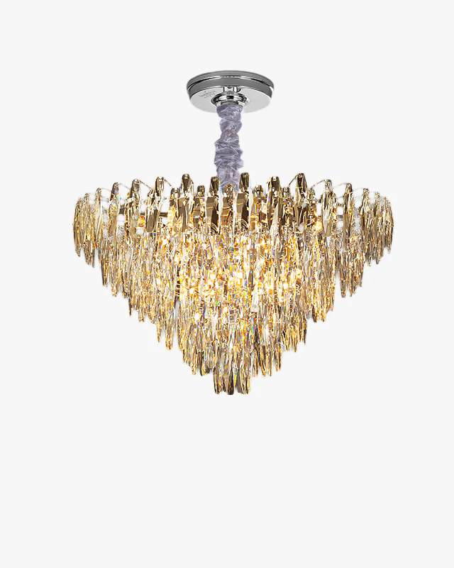 WOMO Tiered Crystal Chandelier-WM3035