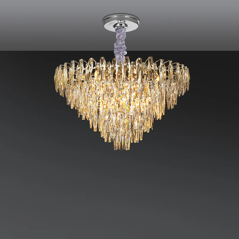 WOMO Tiered Crystal Chandelier-WM3035 - Image 10