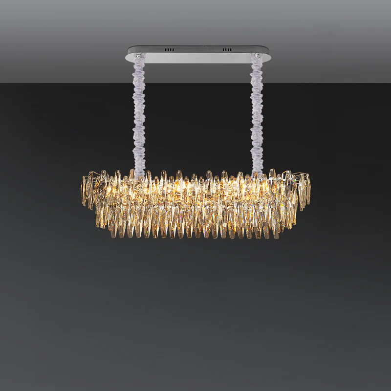 WOMO Tiered Crystal Chandelier-WM3035 - Image 11