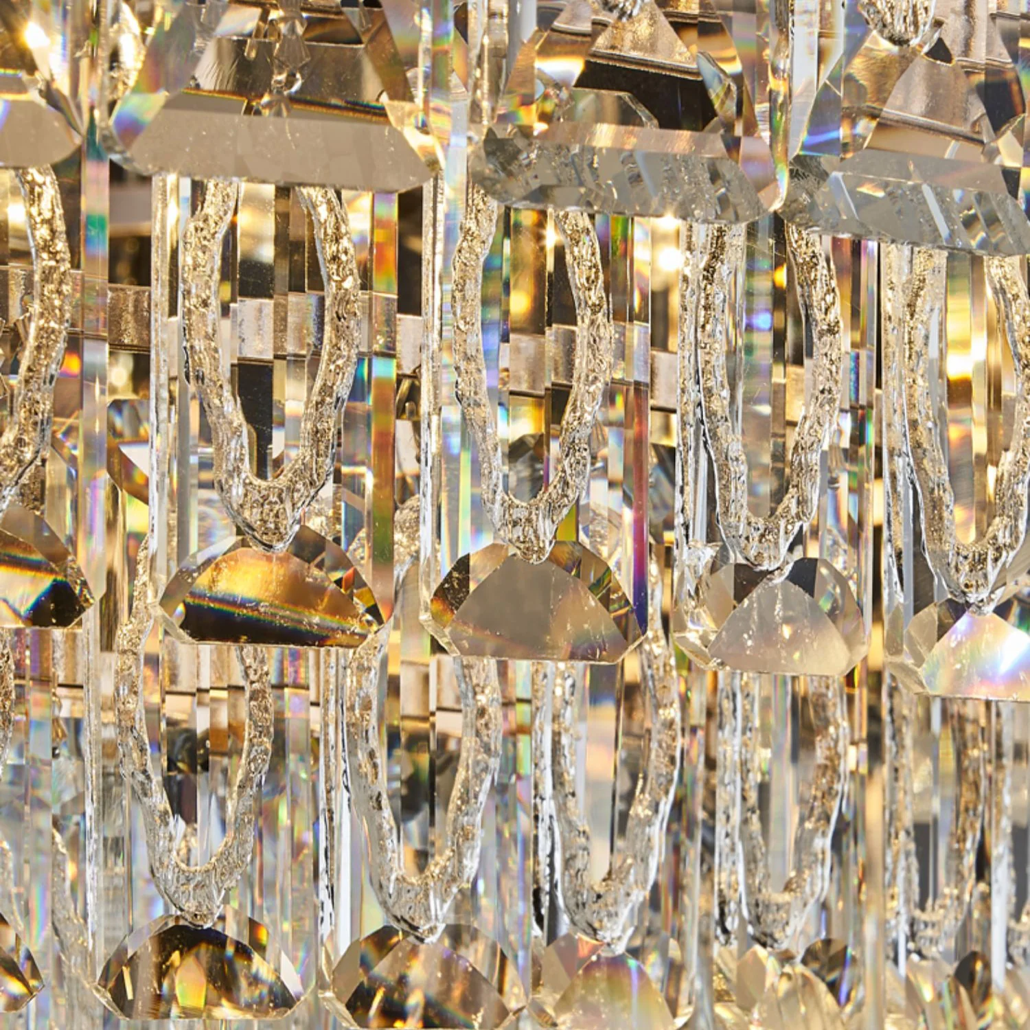 WOMO Tiered Crystal Chandelier-WM3038 - Image 8