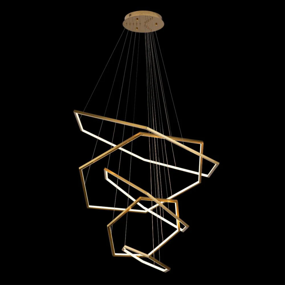 WOMO Tiered Hexagon Led Chandelier-WM2463 - Image 28