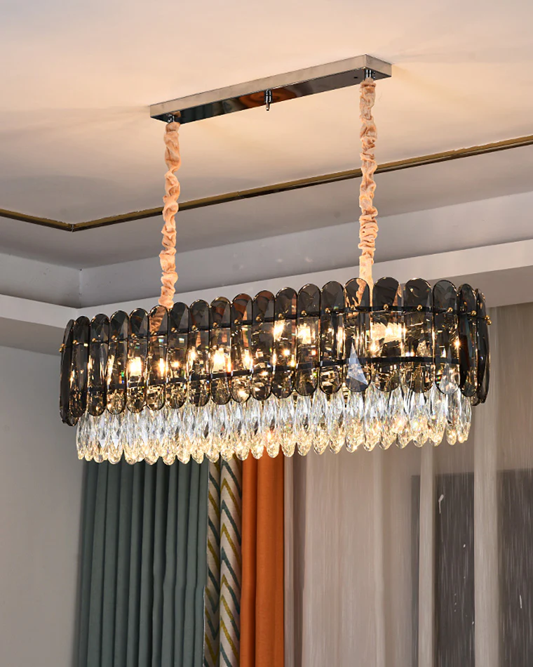 WOMO Tiered Linear Crystal Chandelier-WM2543 - Image 5