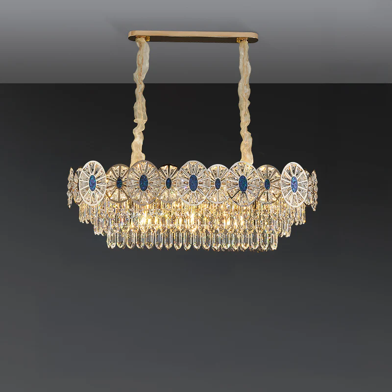 WOMO Tiered Shell Crystal Chandelier-WM3034 - Image 13