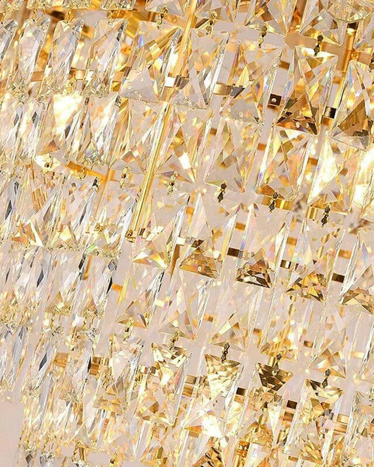 WOMO Tiered Tapered Crystal Chandelier-WM2699 - Image 10