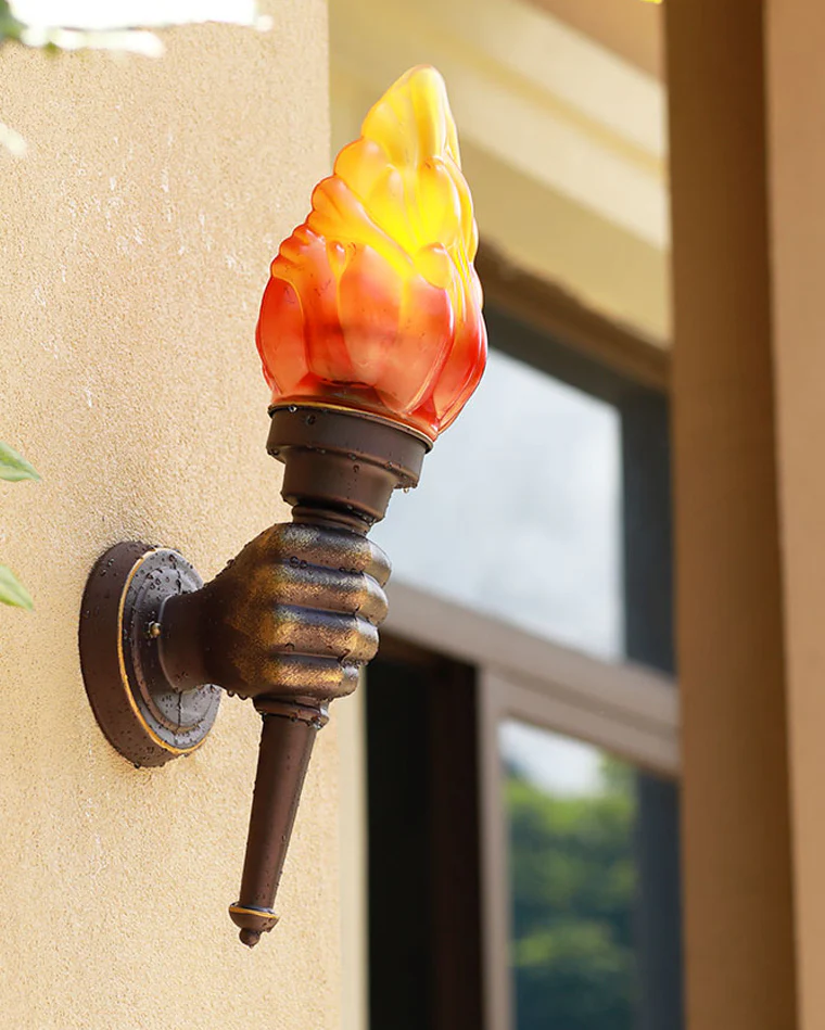 WOMO Torch Outdoor Wall Light-WM9072 - Image 5