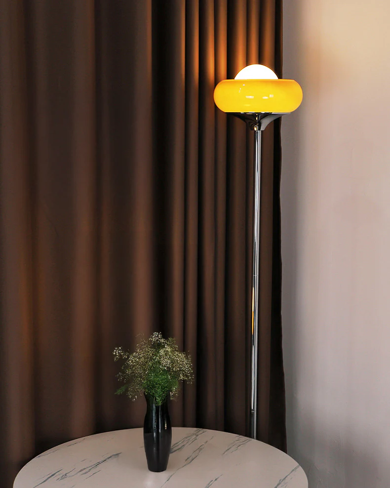 WOMO Torchiere Orange Floor Lamp-WM7092 - Image 12