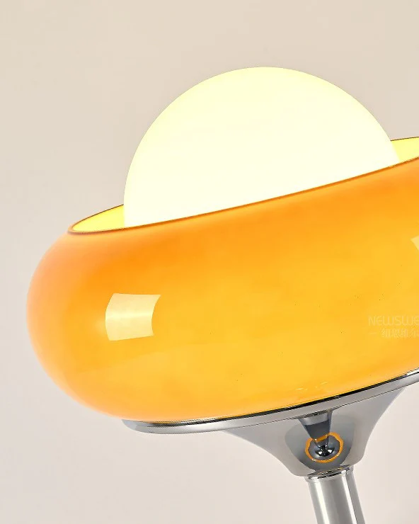 WOMO Torchiere Orange Floor Lamp-WM7092 - Image 13