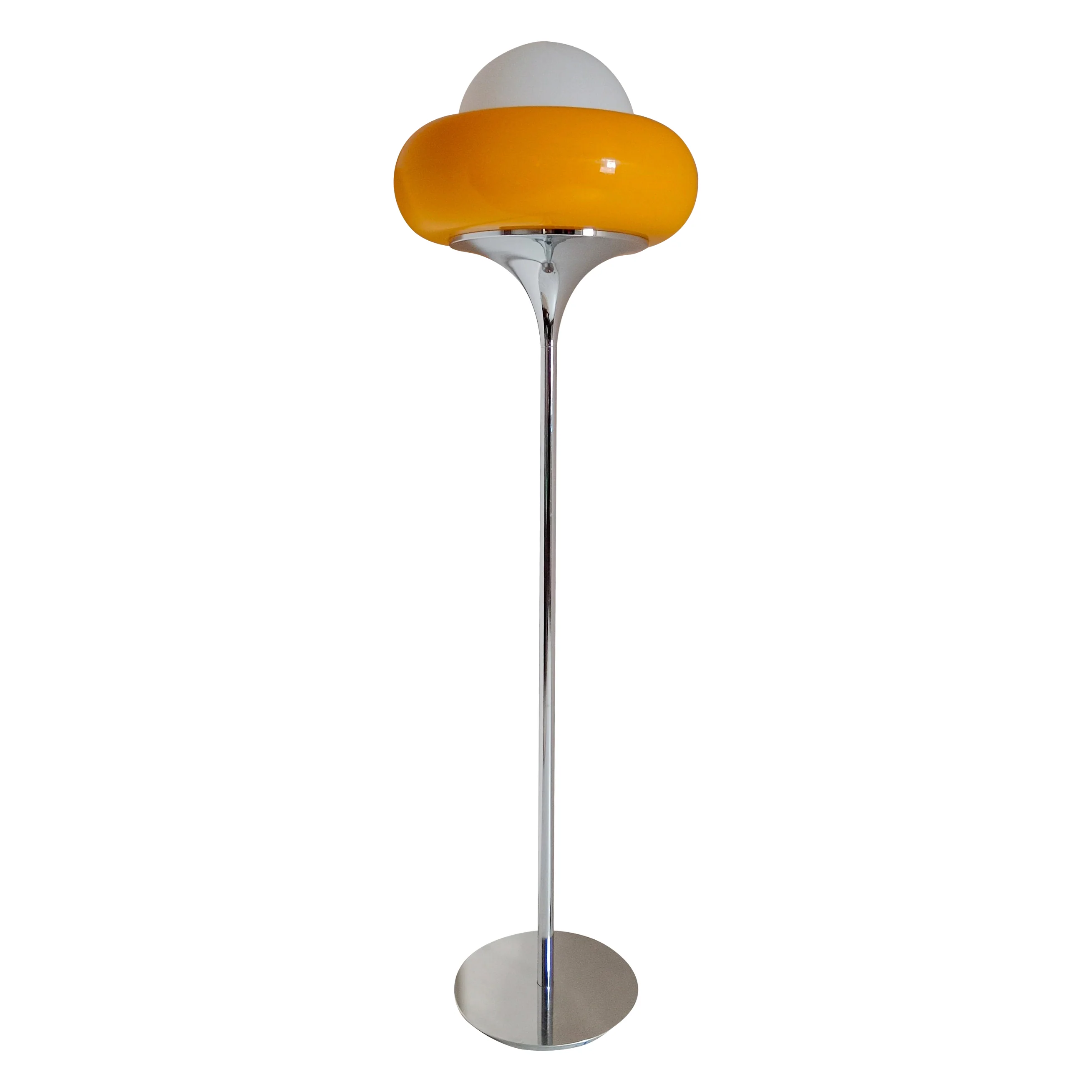 WOMO Torchiere Orange Floor Lamp-WM7092 - Image 15