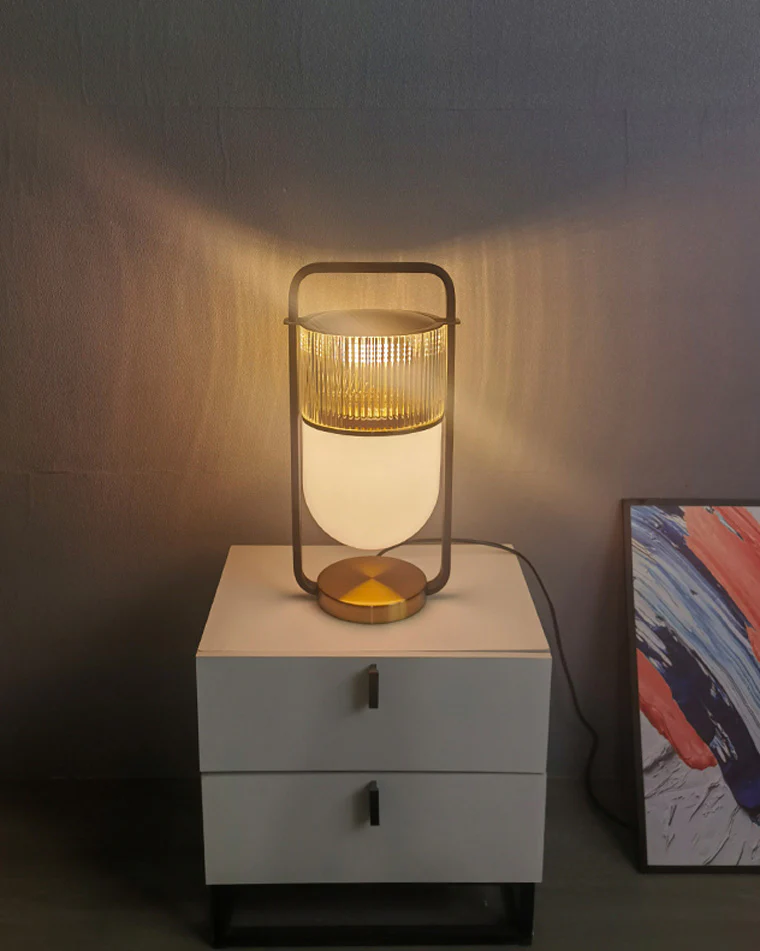 WOMO Portable Touch Glass Lantern Table Lamp-WM8026 - Image 13