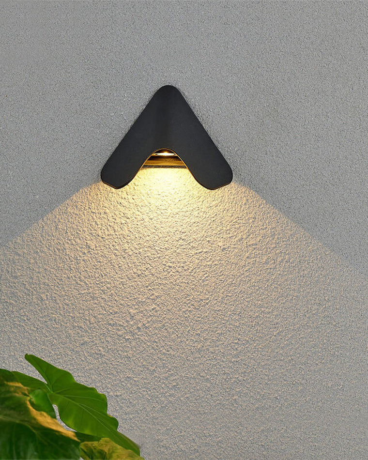 WOMO Triangular Outdoor Wall Light-WM9059 - Image 2