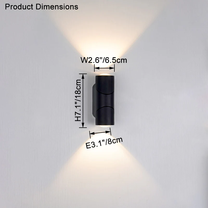 WOMO Up Down Outdoor Wall Light-WM9060 - Image 32
