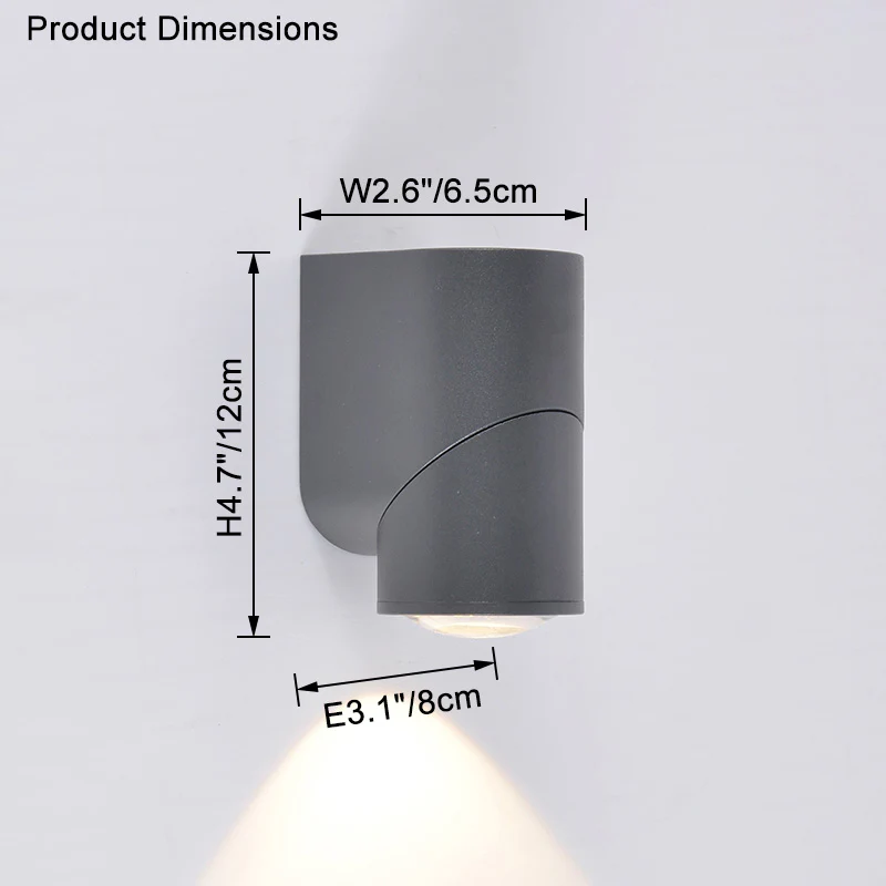 WOMO Up Down Outdoor Wall Light-WM9060 - Image 34