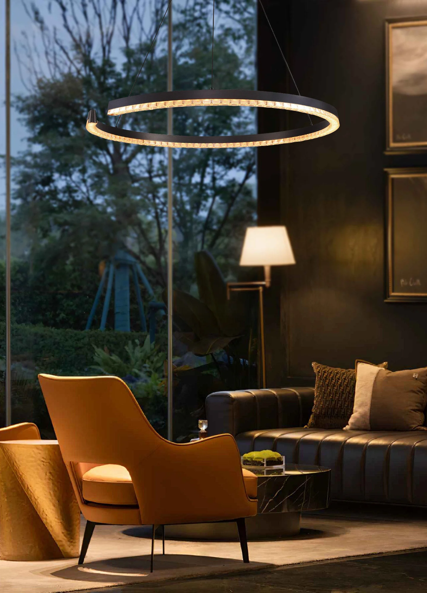 WOMO Up Down Ring Led Chandelier-WM3213 - Image 3