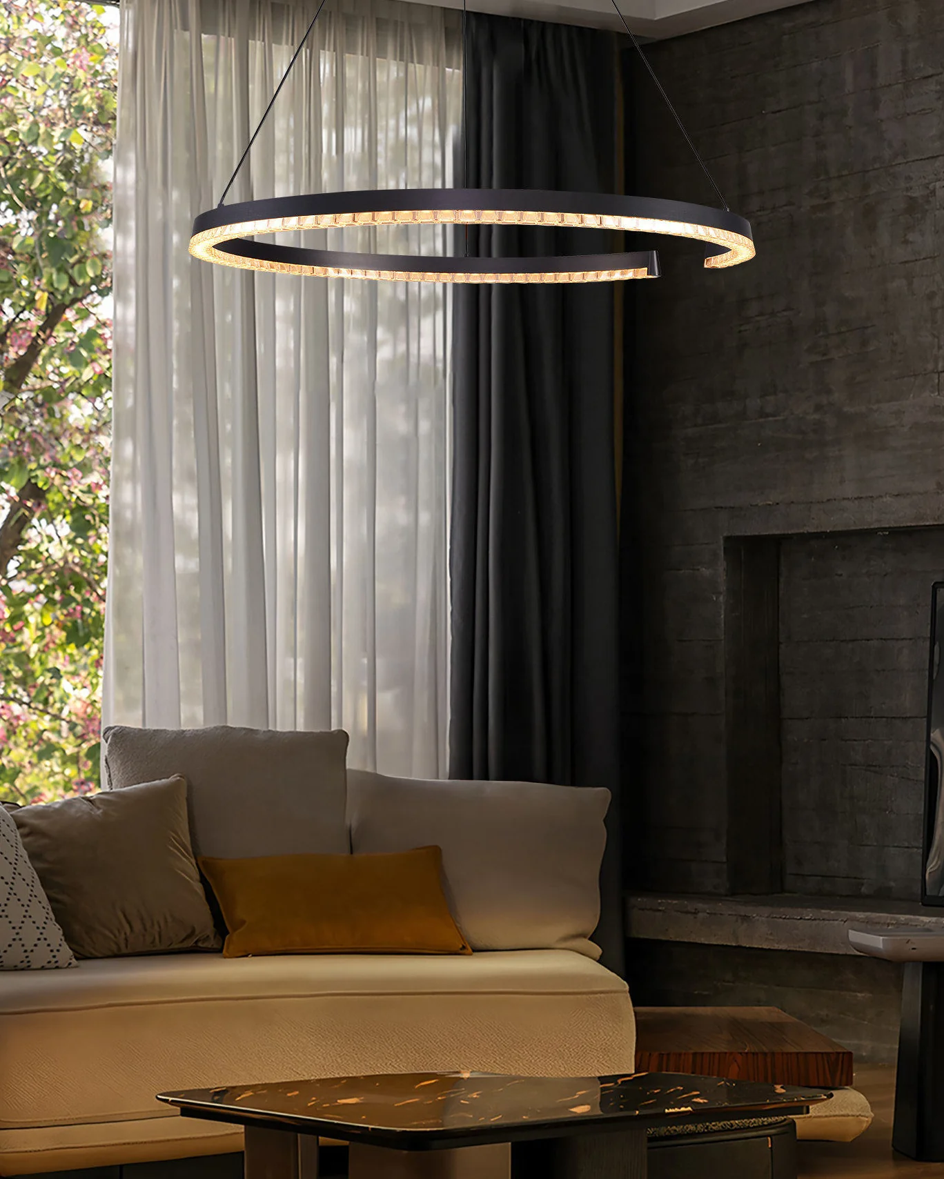 WOMO Up Down Ring Led Chandelier-WM3213 - Image 8