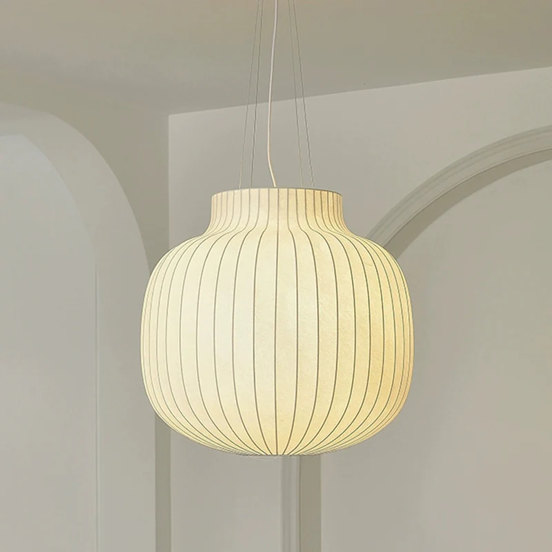 WOMO Urn Silk Pendant Light-WM2969 - Image 13