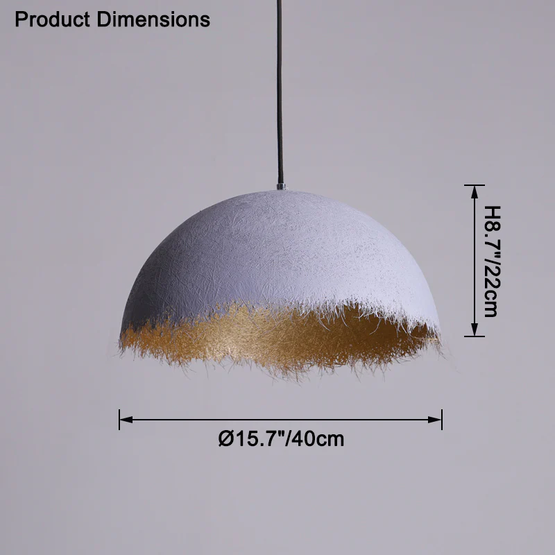 WOMO Wabi-Sabi Dome Pendant Light-WM2576 - Image 13