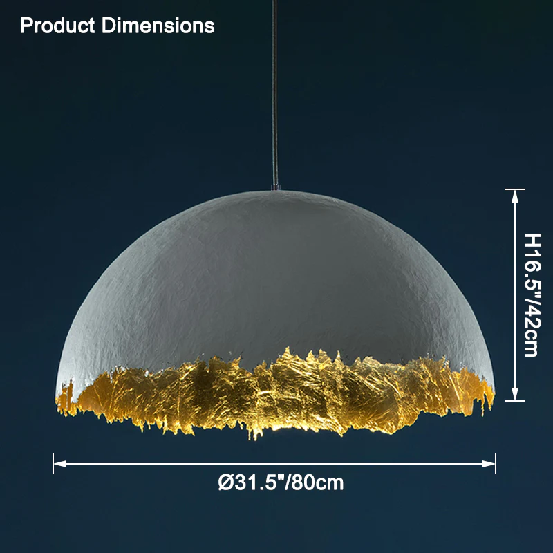 WOMO Wabi-Sabi Dome Pendant Light-WM2576 - Image 31