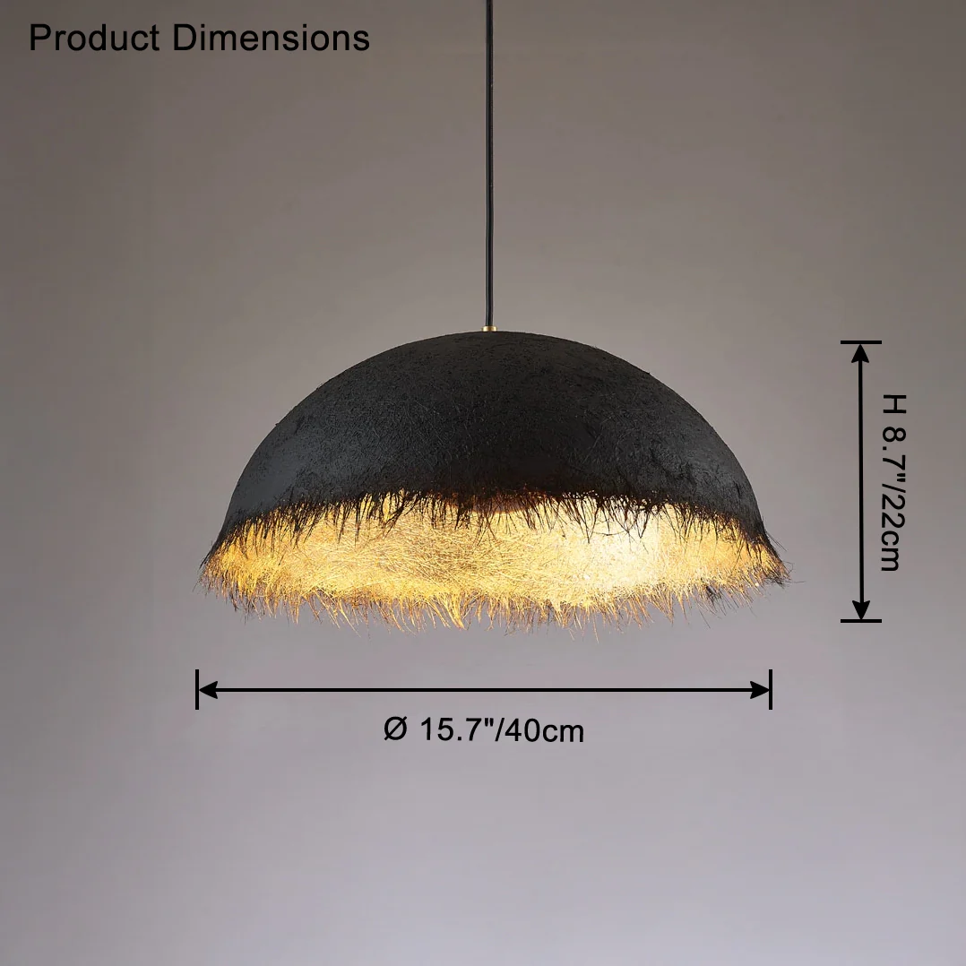 WOMO Wabi-Sabi Dome Pendant Light-WM2576 - Image 33