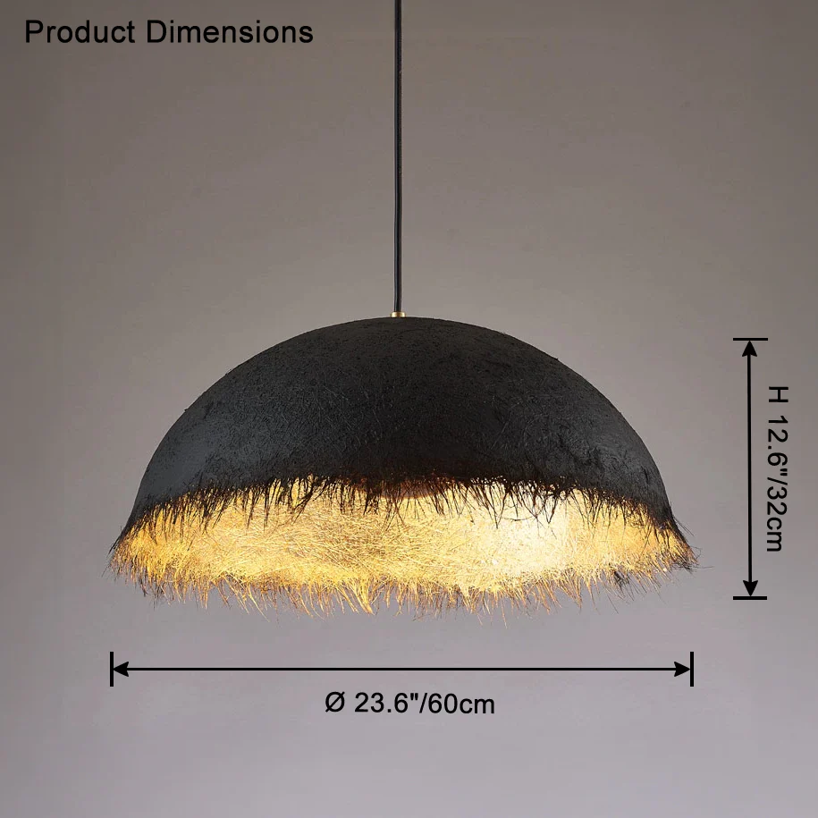 WOMO Wabi-Sabi Dome Pendant Light-WM2576 - Image 37