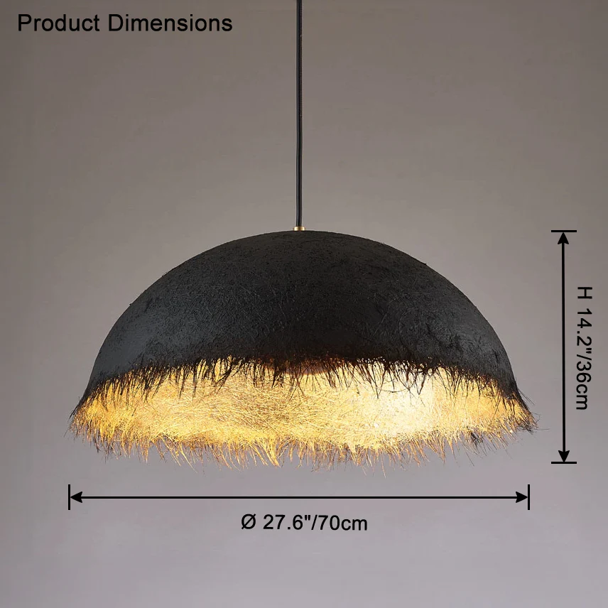 WOMO Wabi-Sabi Dome Pendant Light-WM2576 - Image 39