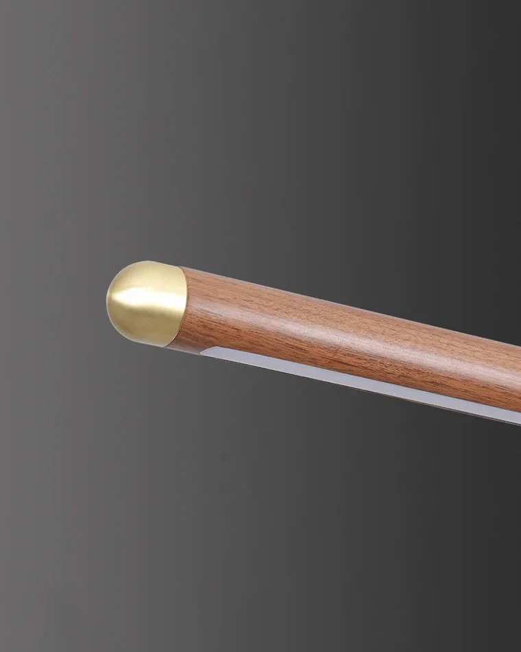 WOMO Walnut Linear Led Pendant Light-WM2520 - Image 18