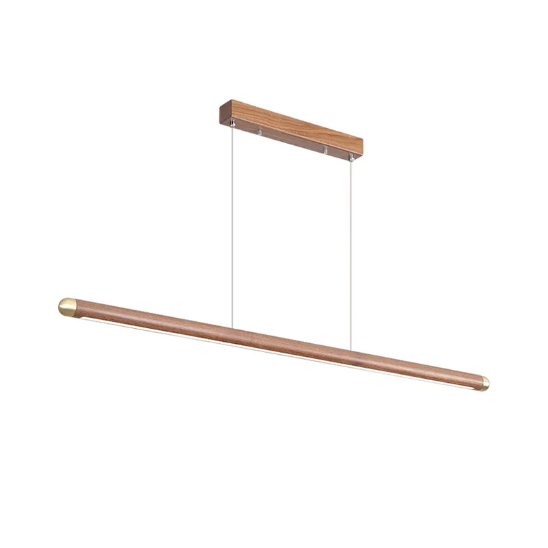 WOMO Walnut Linear Led Pendant Light-WM2520 - Image 21