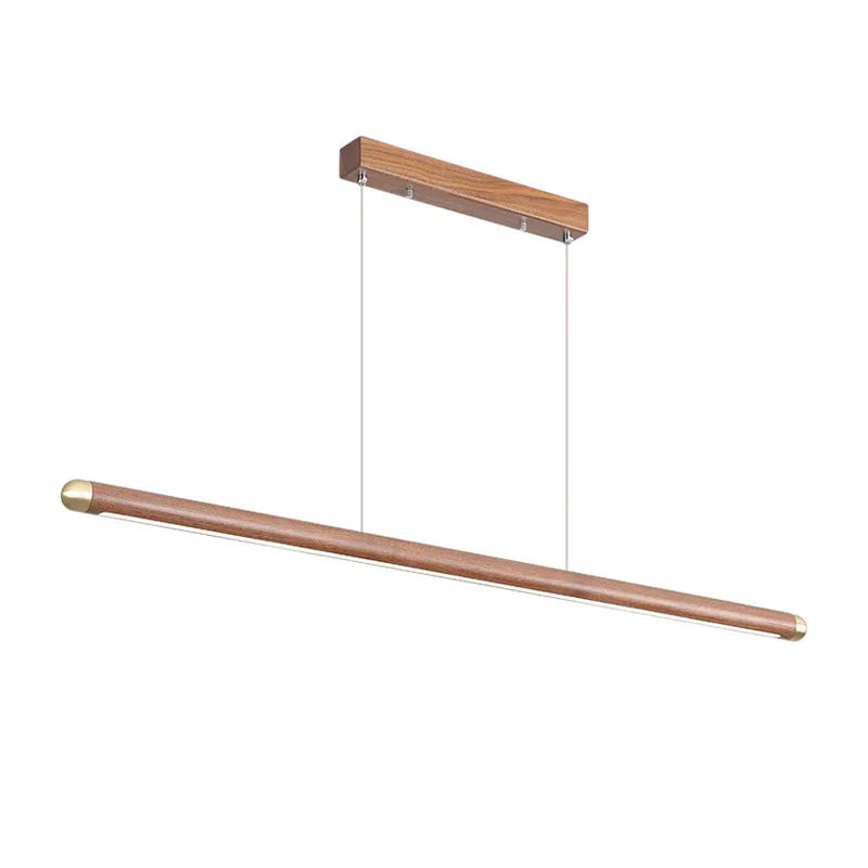 WOMO Walnut Linear Led Pendant Light-WM2520 - Image 23