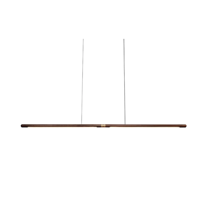 WOMO Walnut Linear Led Pendant Light-WM2520 - Image 25
