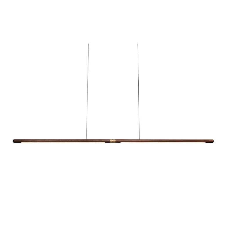 WOMO Walnut Linear Led Pendant Light-WM2520 - Image 27