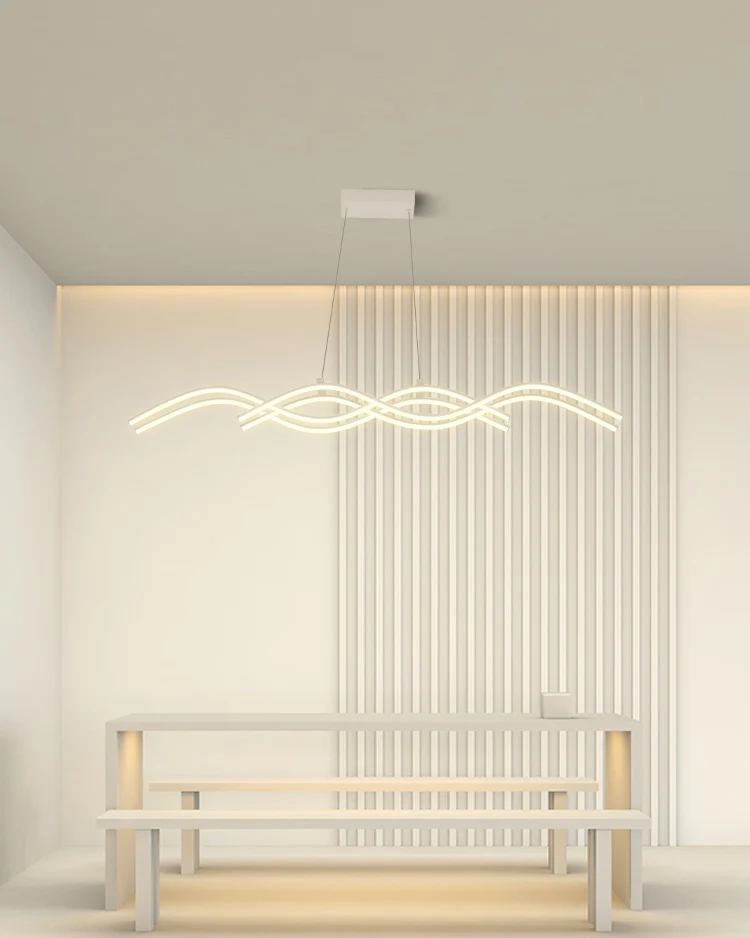 WOMO Wavy Linear Pendant Light-WM2641 - Image 7