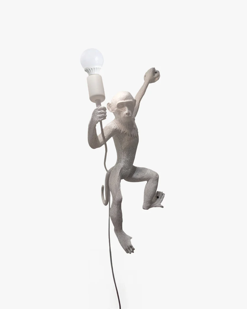 WOMO Hanging Monkey Wall Sconce-WM6114