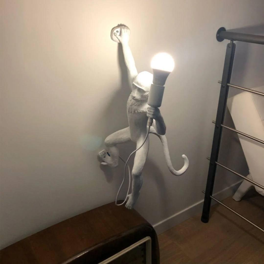 WOMO Hanging Monkey Wall Sconce-WM6114 - Image 4